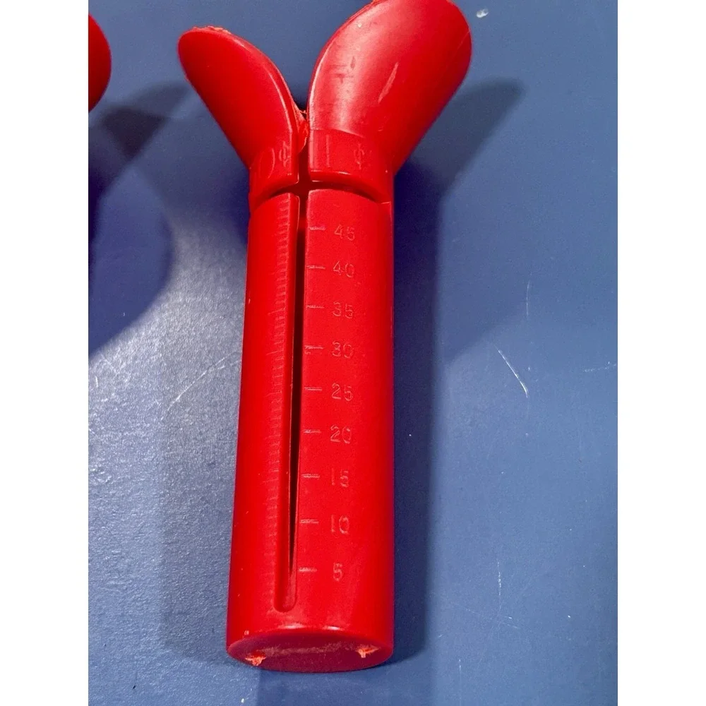 Vintage Set‎ Of 4 Coin Counters Red Funnel Tubes Plastic Money Sorter Set 1980's